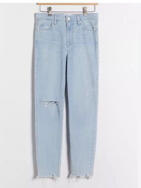 PAIGE Hoxton Ankle Light Wash Denim Jeans size 28